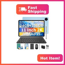 Relndoo Android 15 Tablet 11in Green 24GB+256GB Keyboard picture