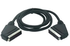 Scart RGB AV Cable Male To Male 4 Feet Long picture