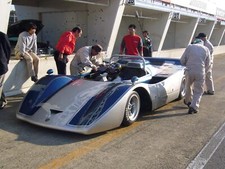 Cars 1970 nissan r383 gtp race racing Desk Mat Stitched picture