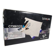 Genuine Lexmark C736H1CG Cyan High Yield Toner C736 X736 X738 Inner Sealed picture