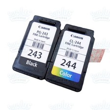 2PK Genuine Canon PG-243 Blk & CL-244 Color PIXMA MG3020 MX492 MG2520 2 MG2525 picture
