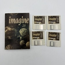 Imagine 2.0 Amiga Impulse 3D Modeling Animation 4 Disks Manual Tested picture