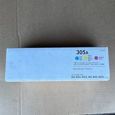 HP CE412A Genuine Toner Cartridge HP 305A Yellow Toner Amarillo - NEW Sealed picture