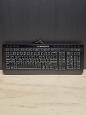 Alienware SK-8165 USB Wired Multimedia Gaming Keyboard Black Full Size Vintage picture
