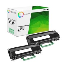 2Pk TCT 330-2666 For Dell 2330 2350 Premium Black Compatible Toner (6000 Pages) picture