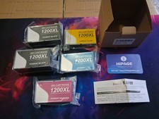 Replacemt Canon 1200XL 2- Black Cyan Magenta Yellow Ink Cartridges SEALED New picture