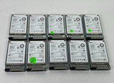 Lot of 10 Dell EMC H07XR WUSTR6480ASS200 800GB SAS 12Gbps SSD in Tray picture