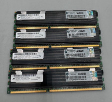 Lot Of 4 MICRON 32GB DDR3 PC3 4x8GB 10600R MHz Server Memory Module B picture