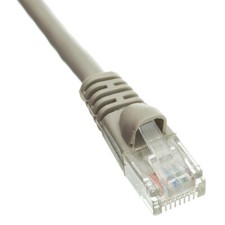 Snagless Shieled 14 Foot Cat5e Gray Network Ethernet Patch Cable picture