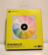 Corsair SP140 RGB ELITE 140mm White RGB Case Fan iCUE 4-Pin PWM picture