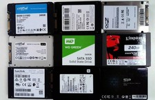 [ BULK LOT of 10 ] 240GB SSD SAMSUNG INTEL HYNIX SANDISK KINGSTON WD picture