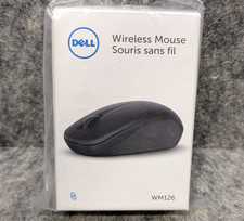 Dell Wireless Optical Mouse WM126, AA Battery, 12 Month Battery, Black 🔥New🔥 picture