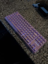 CHONCHOW Pink TKL Gaming Keyboard 87-Key LED Backlit Wired USB Wired Keyboard picture