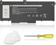 RJ40G 63Wh Laptop Battery Replacement for Dell Latitude 14 5420 Latitude 15 5520 picture