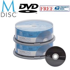 30 Pack Millenniata M-Disc DVD 4.7GB 4X HD 1000 Year Permanent Recordable Disc picture