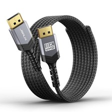 JSAUX DisplayPort Cable 1.4 15ft | 8K DP High Speed Display 15ft, Grey picture