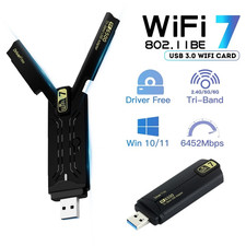 BE6500 USB3.0 WiFi7 Adapter Tri-Band 6G 5G 2.4G WPA3 MLO Wireless Network Dongle picture