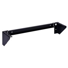 2U Vertical Wall Mount Rack Heavy Duty 125lbs Capacity Bracket picture