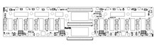 SuperMicro BPN-SAS-939H CSE939 MicroCloud (12 node) hotswap backplane picture