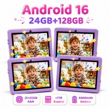 4pcs Kids Tablet 10.1 in IPS Touch Android 16 Tablet Pad 24GB+128GB 1TB(TF) Wifi picture