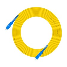 15m 50ft SC To SC Fiber Optic Cable Jumper Optical Patch Cord Simplex picture