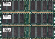 768MB 3x256MB PC-2100 DDR-266 HYNIX HYMD232646A8-H AA RAM MEMORY RAM KIT DDR1 picture