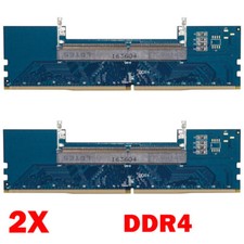 2Pack Laptop DDR4 RAM to Desktop Adapter Card Memory Tester SO DIMM to DDR4 NEW picture