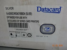 Datacard 552954-507 ribbon ink  Silver Monochrome Ribbon For SP35 SP55 picture