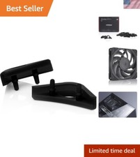 16 Black Anti-Vibration Silicone Pads for Desktop Fans - 120/140mm Compatibility picture
