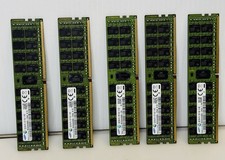 Lot of (5) Samsung 32GB 2RX4 DDR4-2133 ECC REG RAM M393A4K40BB0-CPB picture