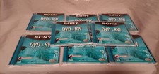 Sony DVD+RW Rewritable 120 Minutes 4.7GB Lot Of 8 picture