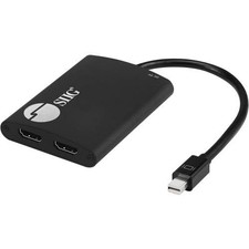 Siig 239553 Ac Ce-dp0l11-s1 1x2mdp 1.2 To Hdmi Mst Splitter Brown Box picture