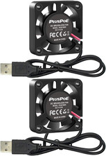 2-Pack 40mm x 10mm DC 12V Brushless Cooling Fan 4200 Smart Fan for Computer ... picture
