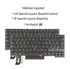 Teclado Latino / Español Para Lenovo Thinkpad X1 Extreme Gen 1/ Gen 2/ Gen 3 picture