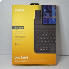 ZAGG Pro Keys Wireless Keyboard Folio Case for Apple iPad (10th Gen) Grey picture