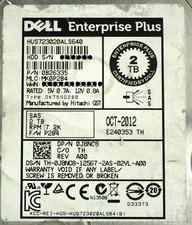 J8NC8 0J8NC8 HUS723020ALS640 DELL 2TB 6G 7.2K 3.5'' SAS HDD HARD DRIVE picture
