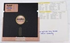 Vtg Scotch Computer Floppy Disk Atari, Untested, As-Is (Speedscript, Speedcalc) picture