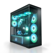 ARCTIC Xtender VG (Mirror Black) PC Case Vertical GPU Mount Mirrored Glass picture
