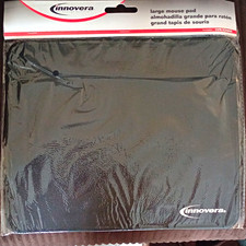 Innovera Large/XL Black Plain Design Mouse Pad for Computer/Office, IVR-52600 picture