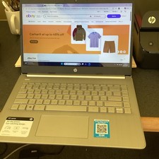 HP 14- Fq0036cl 14-inch Laptop Intel 128GB Silver Used picture