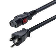 StarTech 10FTLC15APOWERCORD 10ft Heavy Duty Power Cord NEMA 5-15P picture