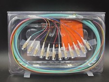 1.5m (5ft) LC UPC 12 Fibers Multimode Bunch OM3 50/125 LC-UPC Fiber Pigtail picture