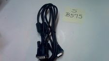 VINTAGE 15-PIN VGA CABLE - MALE TO MALE VIDEO MONITOR CORD picture