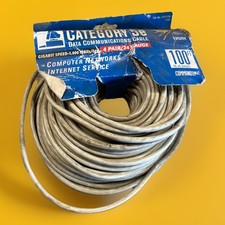 🔥(AN) ***QTY 1*** Category 5e 213711H 80FT Data Communication Ethernet Network picture