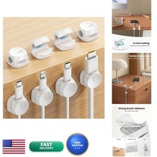 Lamicall 8 Pack Cord Organizer Cable Management Clips [1s Lock] picture