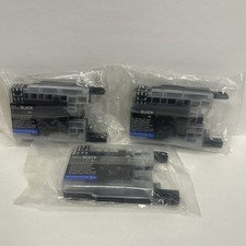 3 -BLACK Ink Cartridge fits Brother LC75 LC71BK MFC-J6510DW MFC-J280W MFC-J425W  picture