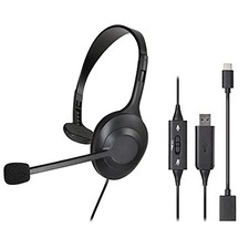 Audio-Technica USB Wired Headset Single Ear Noise Cancelling with Microphone picture