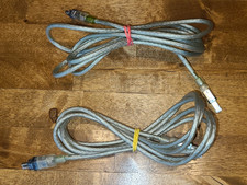 2 Pair Genuine OEM Apple Firewire S400 Cables 6.5 foot 4 pin to 6 pin picture