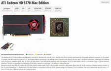 Apple MacPro 639-0675 ✅ATI Radeon HD 5770 1GB GDDR5 Graphics Card✅2x miniDP DVI✅ picture