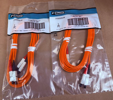 NEW 2 Panduit Fiber Optic Cable Patch Cords FPCSC62DZ3M Duplex SC to SC 3 meter picture
